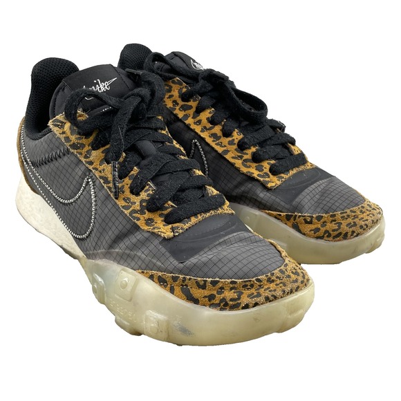 Nike Shoes - Nike Waffle Racer 2X Shoe Women 7.5 Leopard Streetwear Athleisure Maximalist 90s